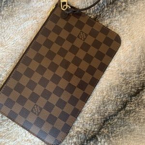 Authentic GM neverfull pouch Louis Vuitton